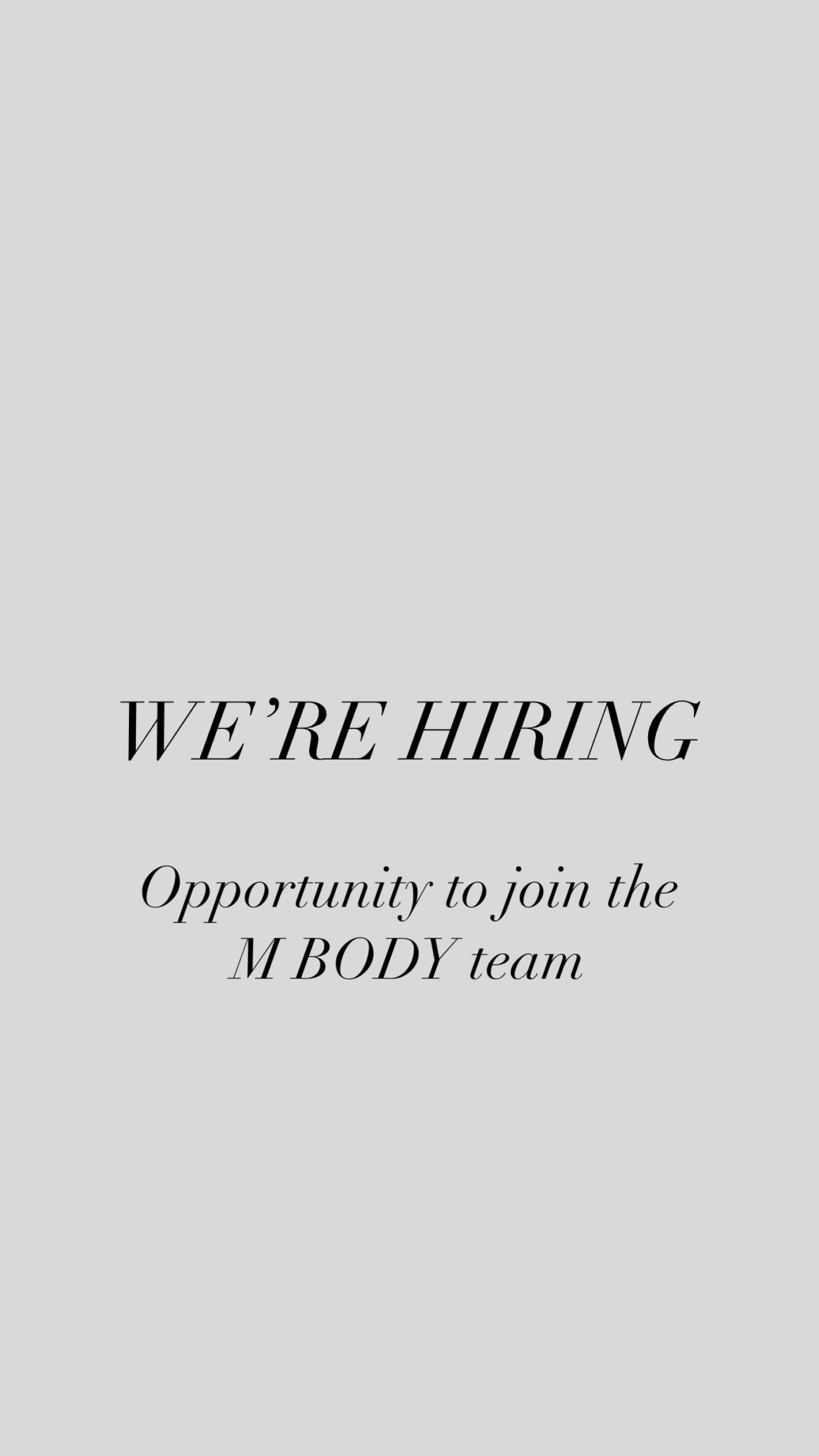 WE'RE HIRING - Melbourne Based Opportunity